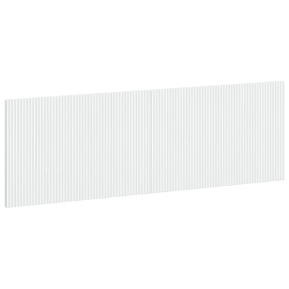 vidaXL Wall-Mounted Headboard ARNHEM High Gloss White Engineered Wood