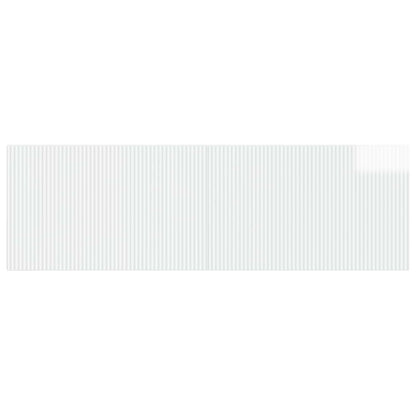 vidaXL Wall-Mounted Headboard ARNHEM High Gloss White Engineered Wood