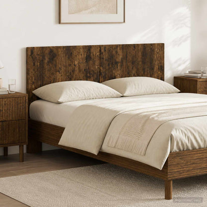 vidaXL Wall-Mounted Headboard ARNHEM Smoked Oak Engineered Wood