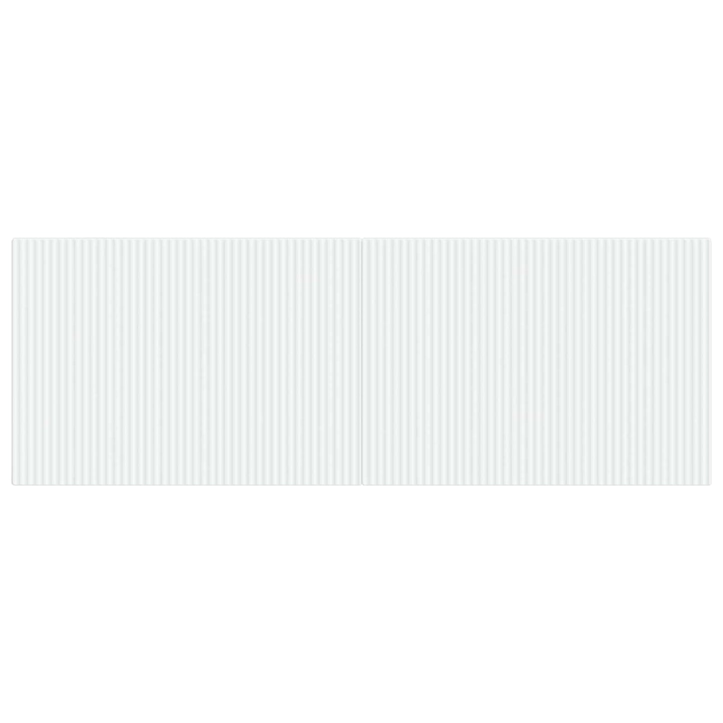 vidaXL Wall-Mounted Headboard ARNHEM White Engineered Wood