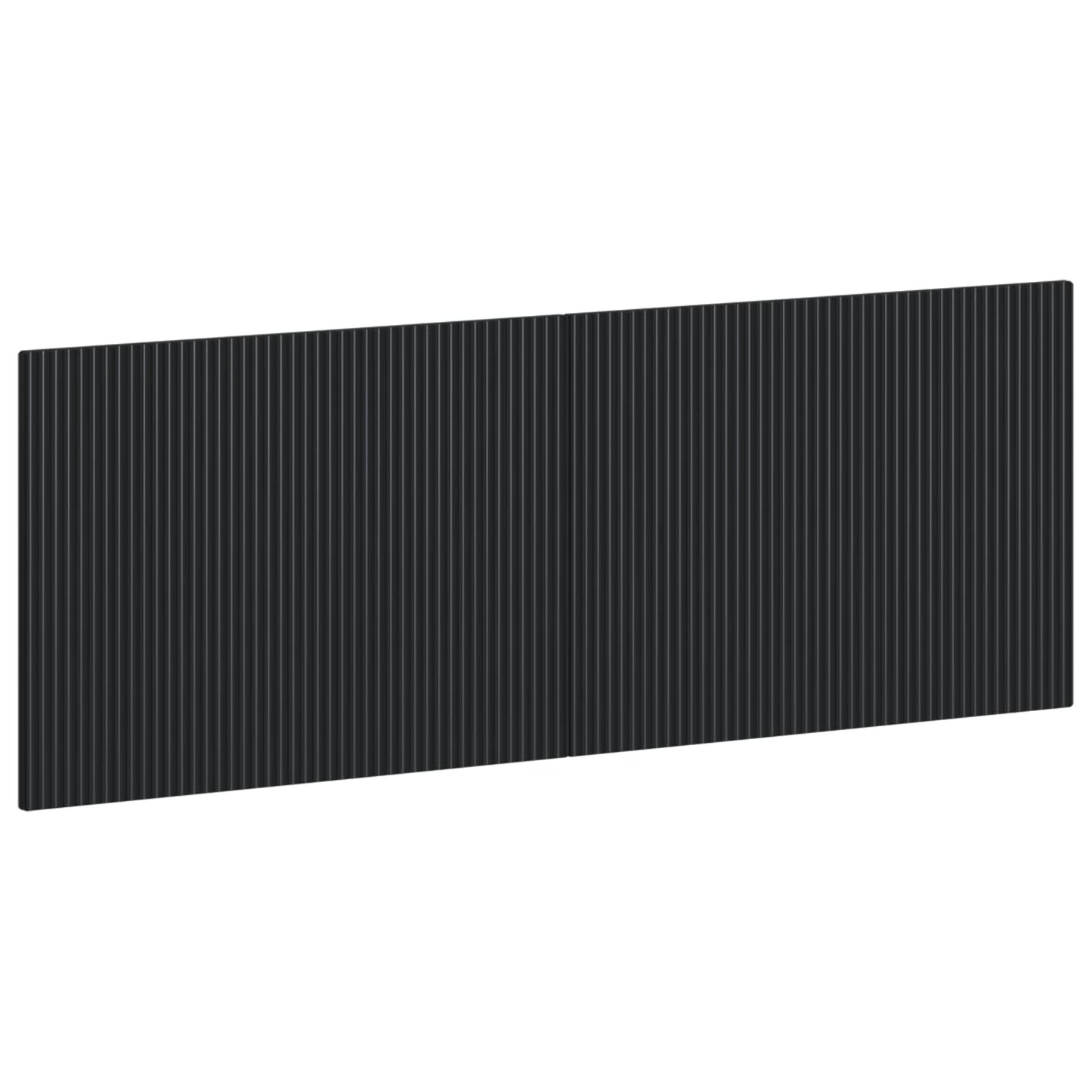 vidaXL Wall-Mounted Headboard ARNHEM Black Engineered Wood