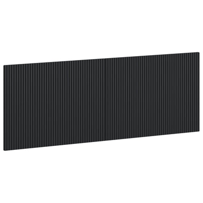vidaXL Wall-Mounted Headboard ARNHEM Black Engineered Wood