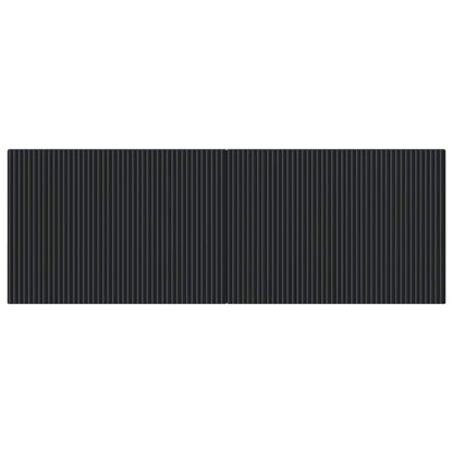 vidaXL Wall-Mounted Headboard ARNHEM Black Engineered Wood