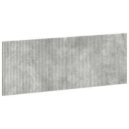 vidaXL Wall-Mounted Headboard ARNHEM Concrete Grey Engineered Wood