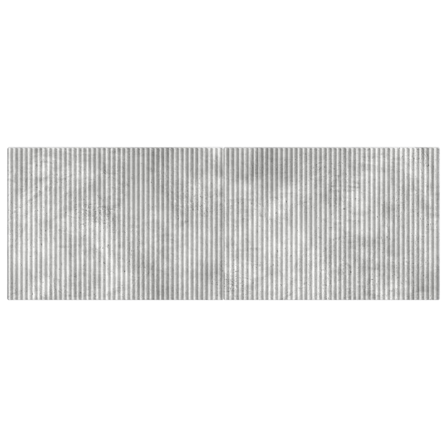 vidaXL Wall-Mounted Headboard ARNHEM Concrete Grey Engineered Wood
