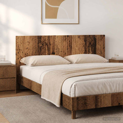 vidaXL Wall-Mounted Headboard ARNHEM Old Wood Engineered Wood