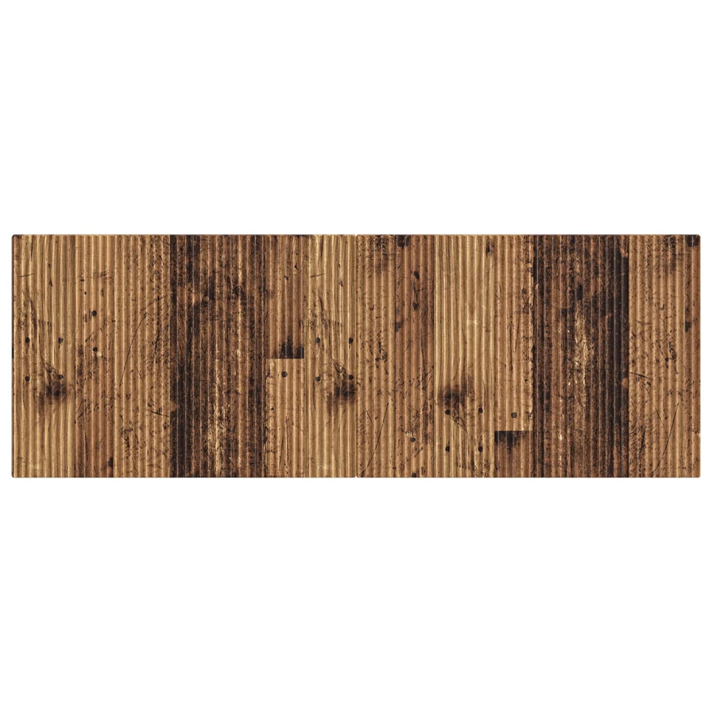 vidaXL Wall-Mounted Headboard ARNHEM Old Wood Engineered Wood