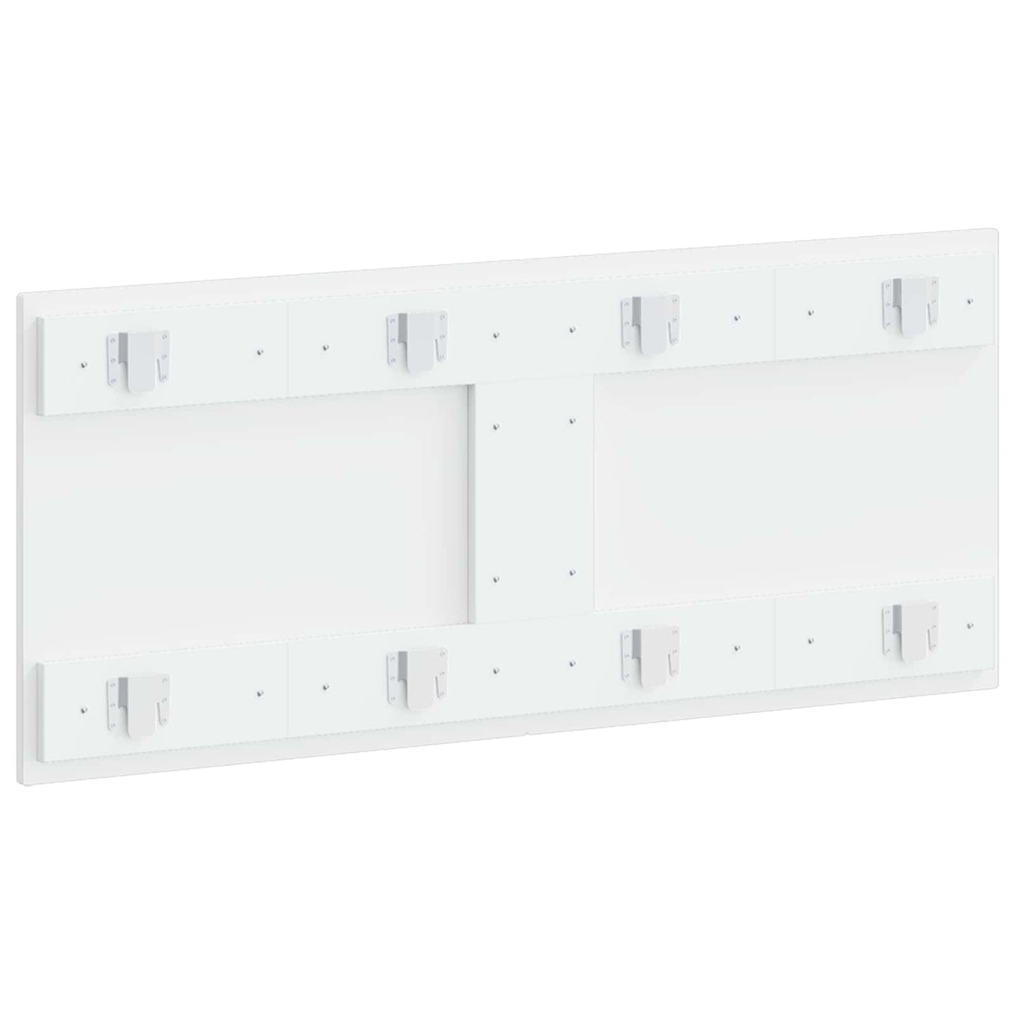vidaXL Wall-Mounted Headboard ARNHEM White Engineered Wood