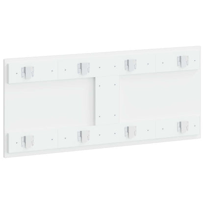 vidaXL Wall-Mounted Headboard ARNHEM White Engineered Wood
