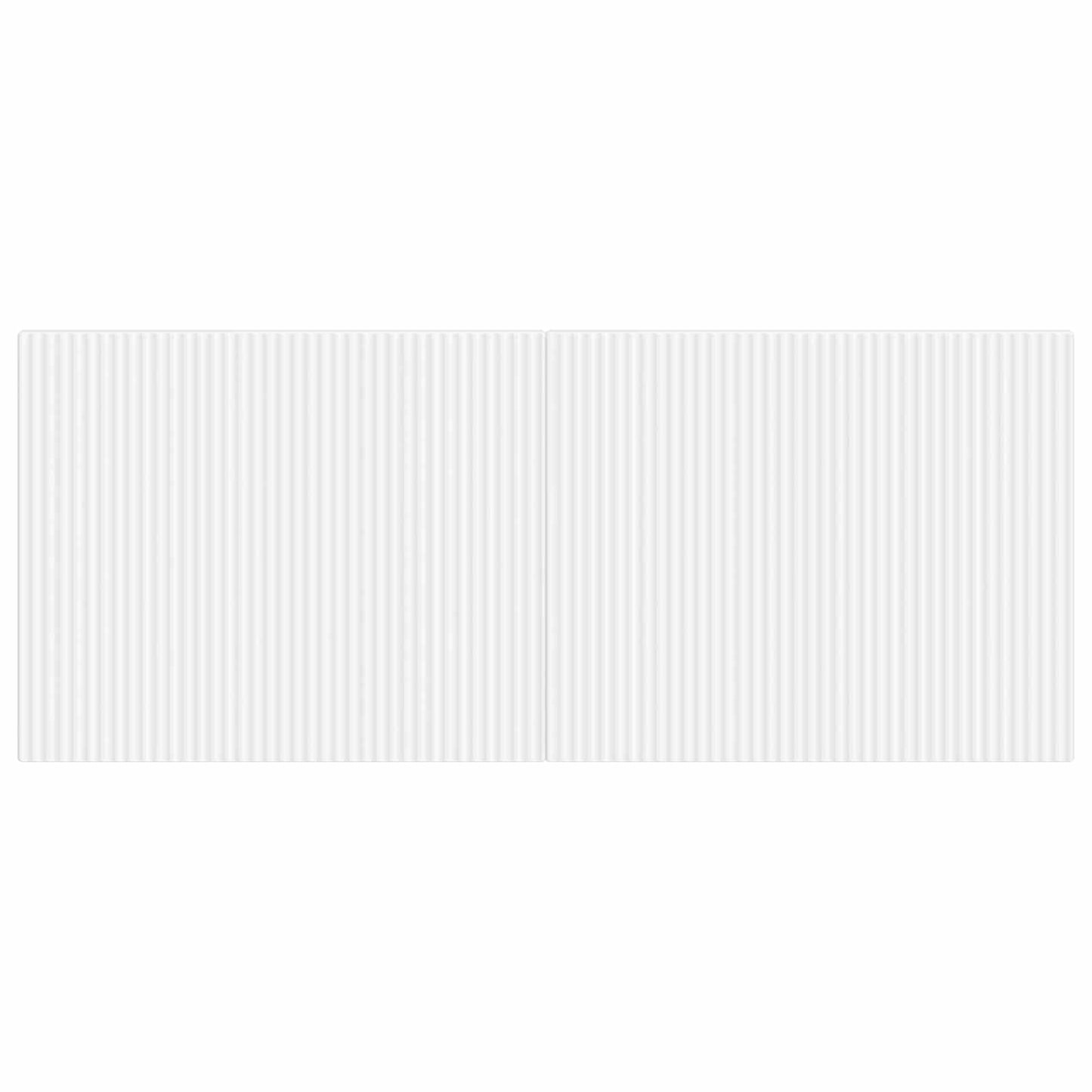vidaXL Wall-Mounted Headboard ARNHEM White Engineered Wood