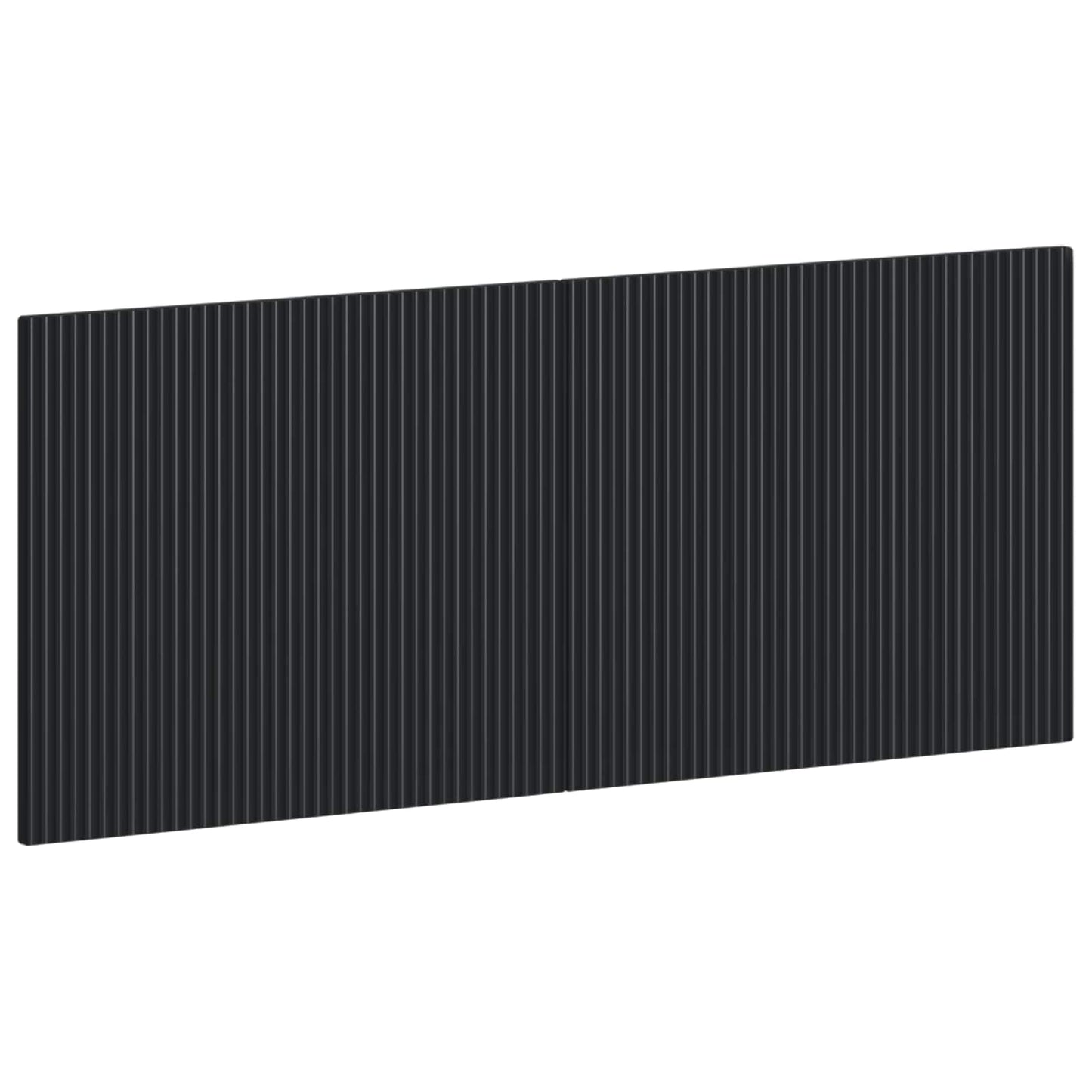 vidaXL Wall-Mounted Headboard ARNHEM Black Engineered Wood