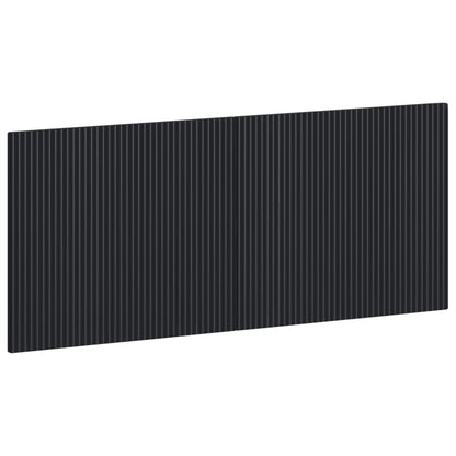 vidaXL Wall-Mounted Headboard ARNHEM Black Engineered Wood