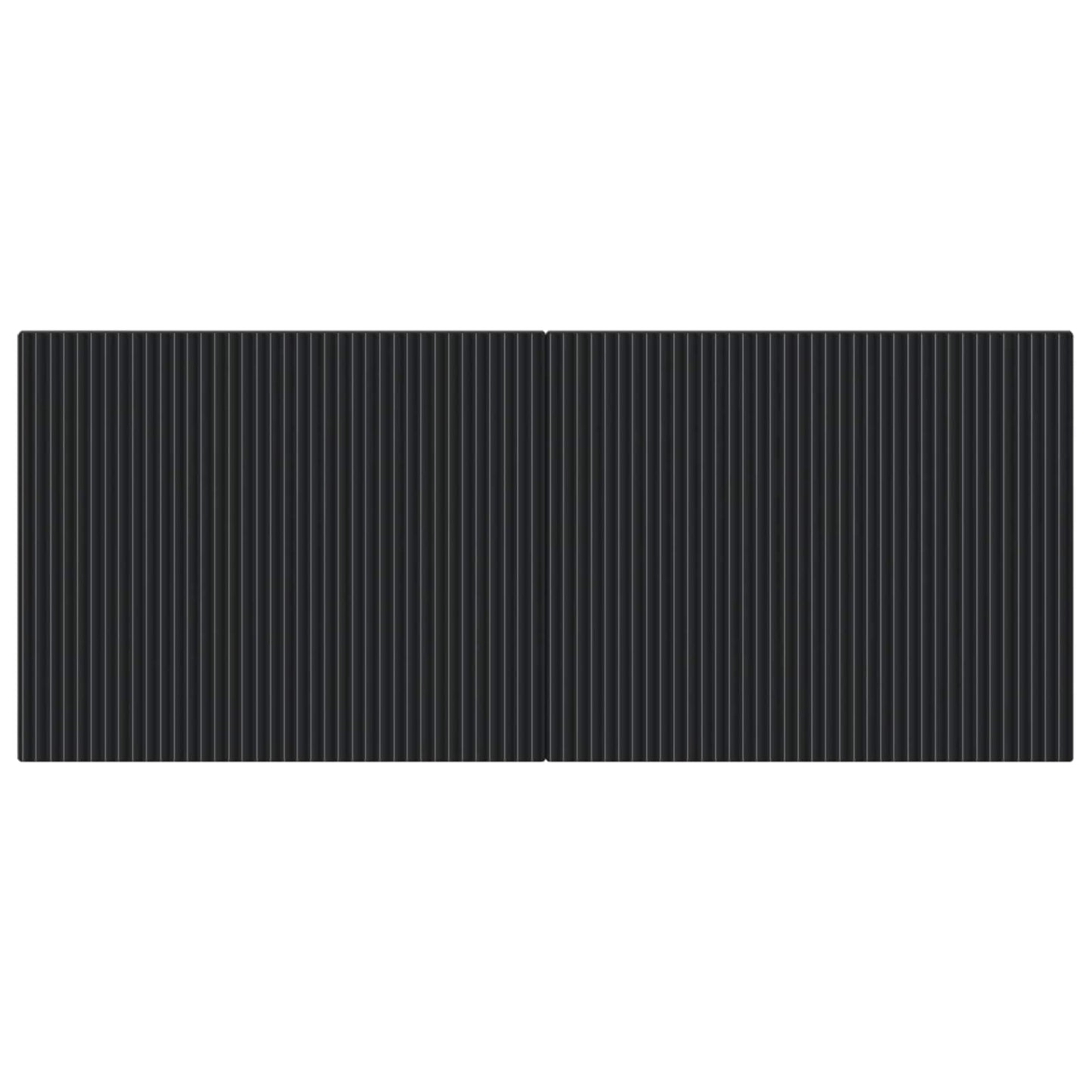 vidaXL Wall-Mounted Headboard ARNHEM Black Engineered Wood