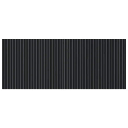 vidaXL Wall-Mounted Headboard ARNHEM Black Engineered Wood