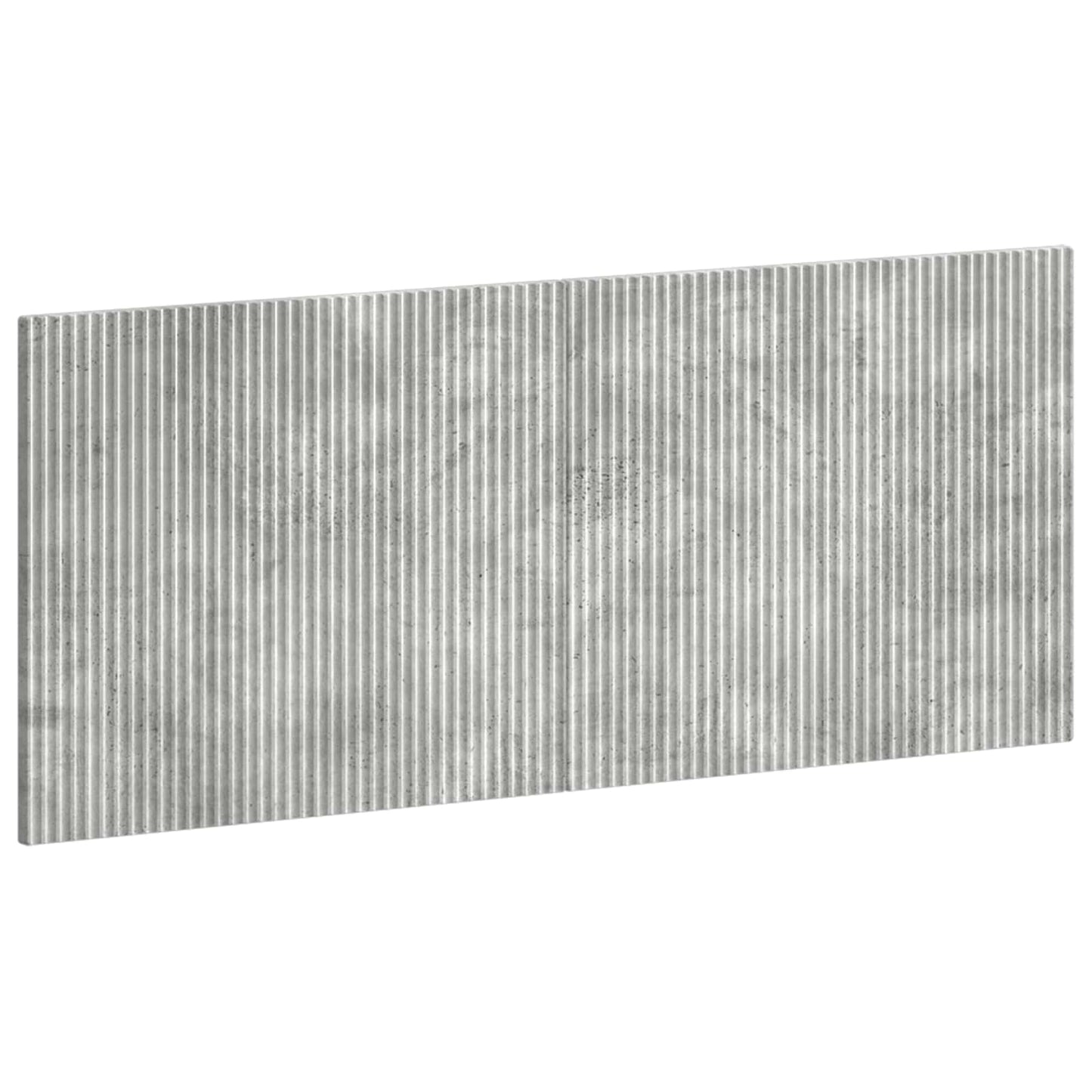 vidaXL Wall-Mounted Headboard ARNHEM Concrete Grey Engineered Wood