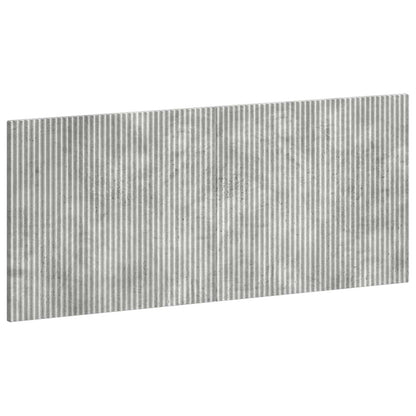 vidaXL Wall-Mounted Headboard ARNHEM Concrete Grey Engineered Wood