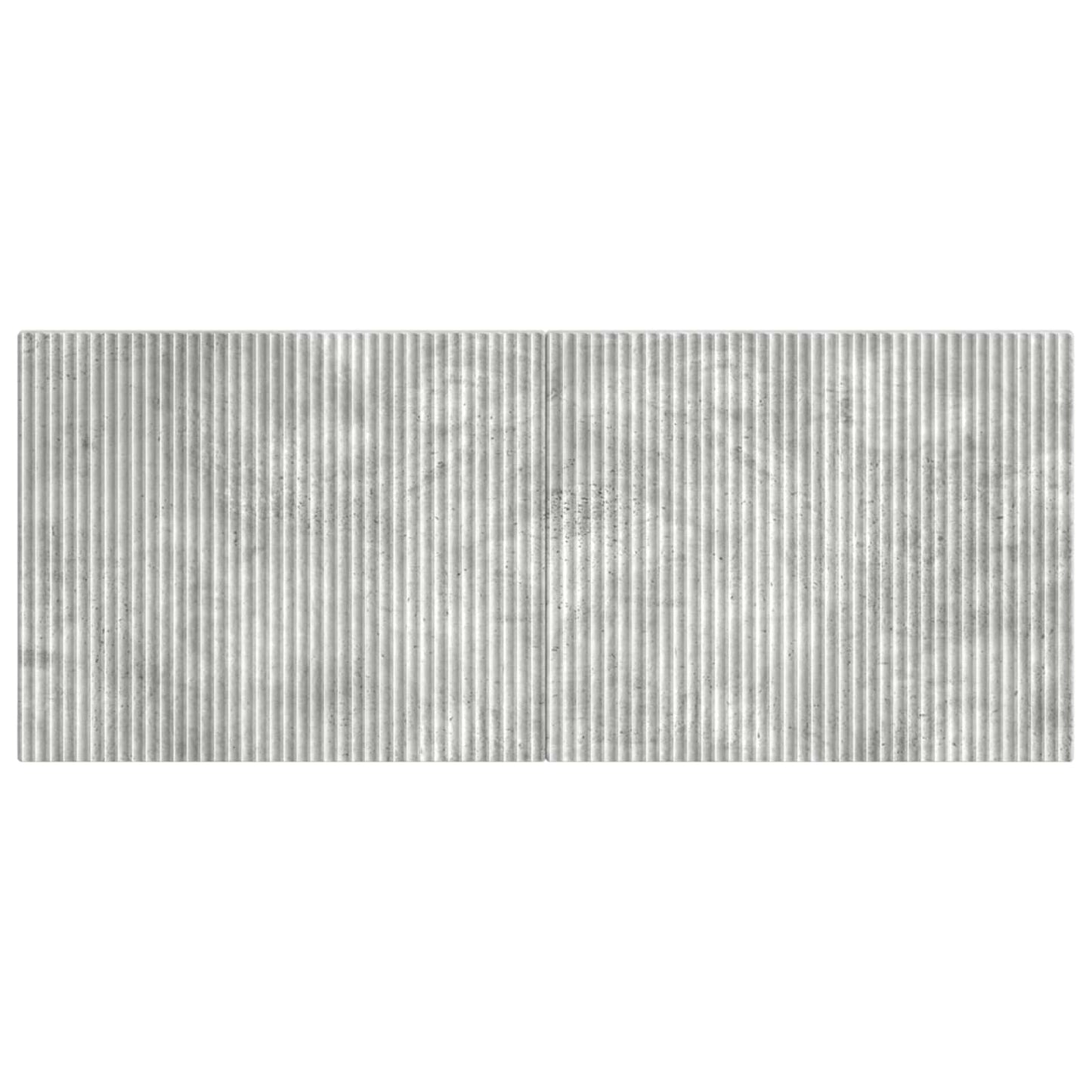 vidaXL Wall-Mounted Headboard ARNHEM Concrete Grey Engineered Wood