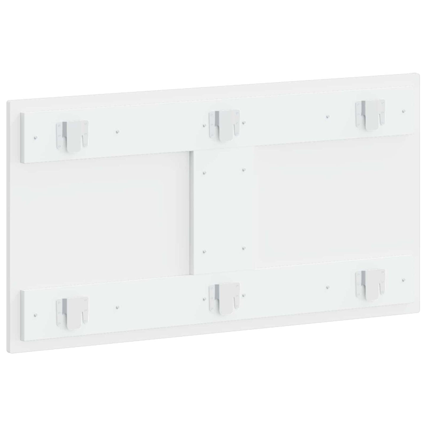 vidaXL Wall-Mounted Headboard ARNHEM White Engineered Wood