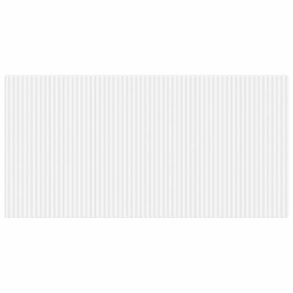 vidaXL Wall-Mounted Headboard ARNHEM White Engineered Wood