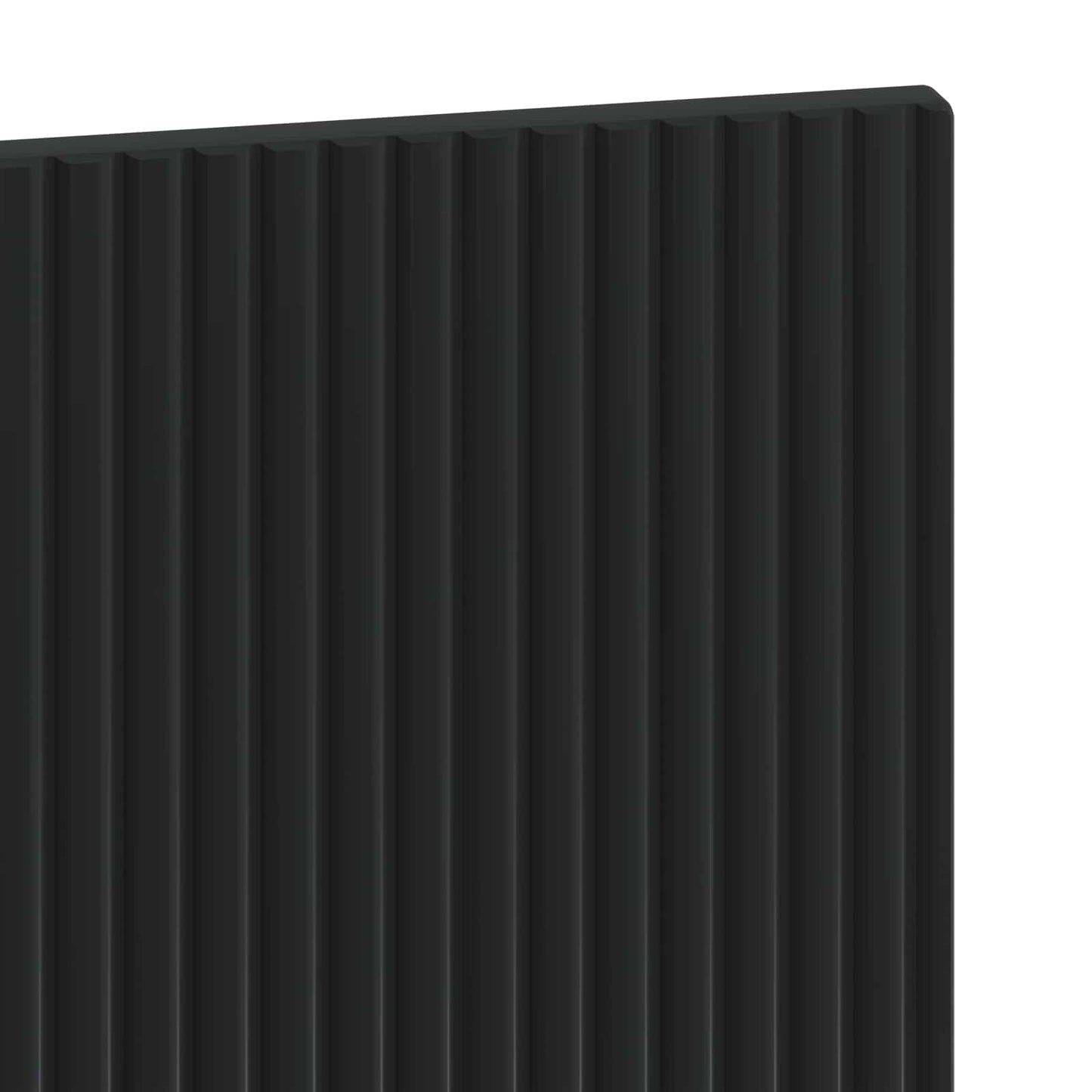 vidaXL Wall-Mounted Headboard ARNHEM Black Engineered Wood
