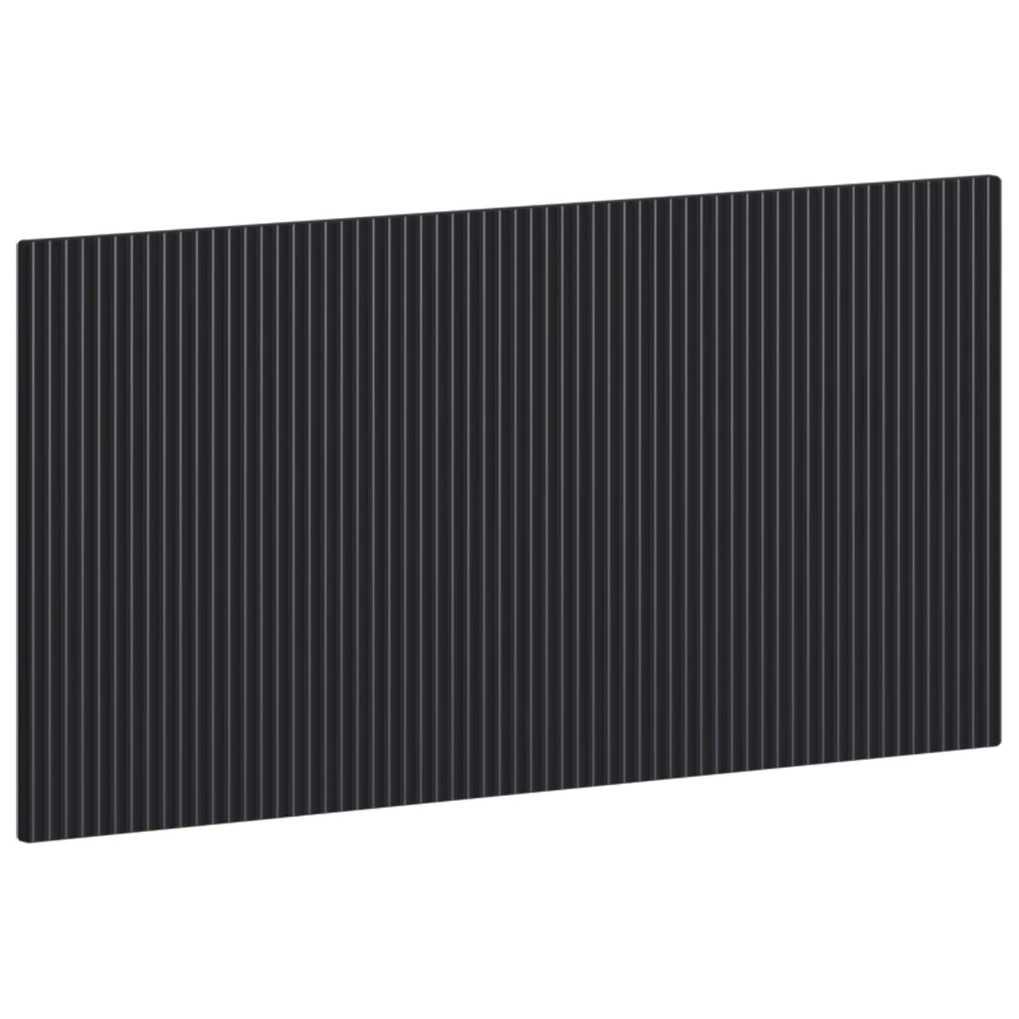 vidaXL Wall-Mounted Headboard ARNHEM Black Engineered Wood
