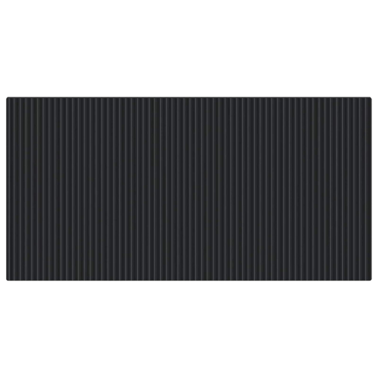 vidaXL Wall-Mounted Headboard ARNHEM Black Engineered Wood