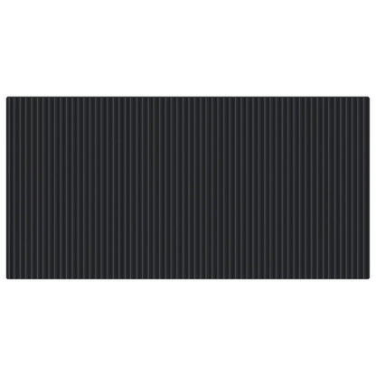 vidaXL Wall-Mounted Headboard ARNHEM Black Engineered Wood