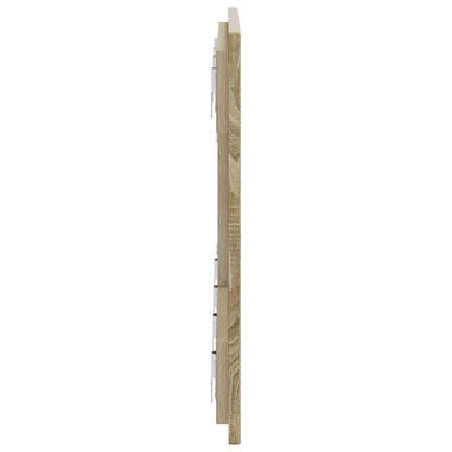 vidaXL Wall-Mounted Headboard ARNHEM Sonoma Oak Engineered Wood
