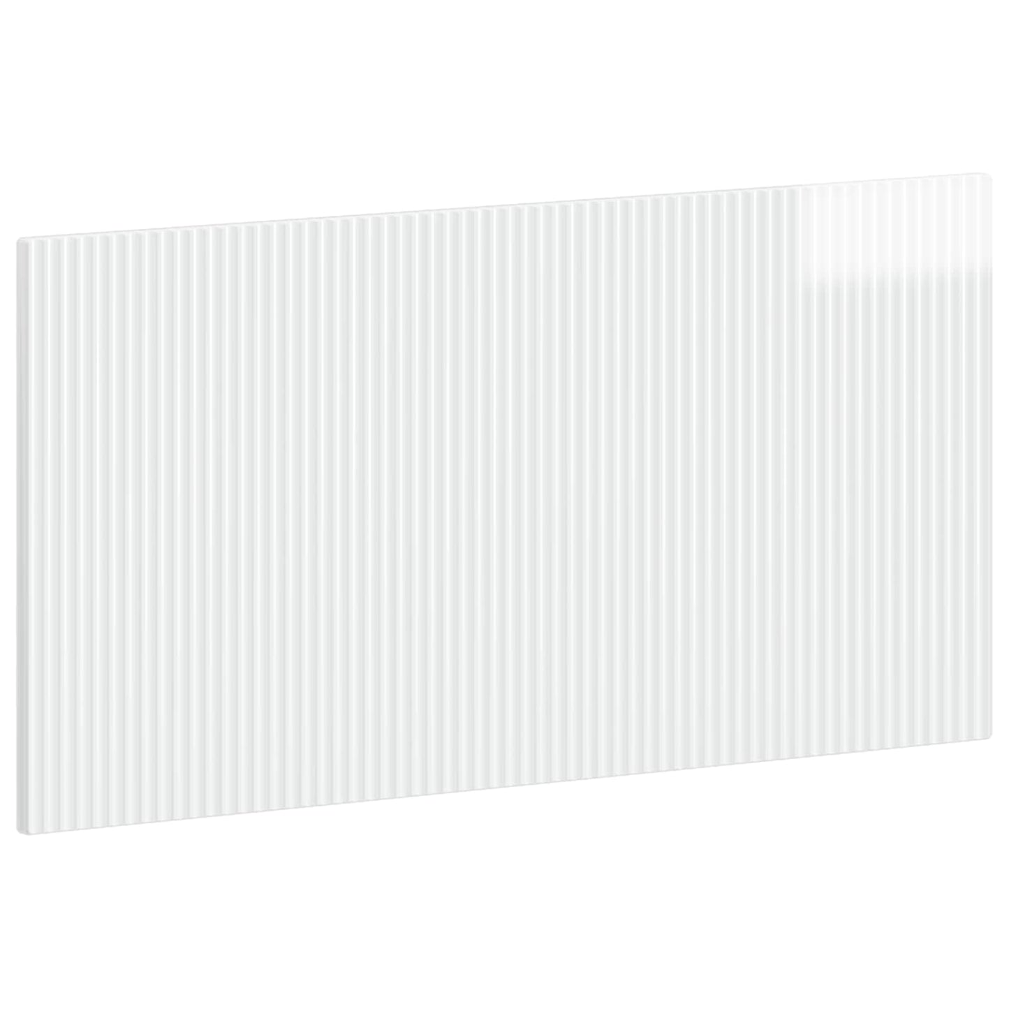 vidaXL Wall-Mounted Headboard ARNHEM High Gloss White Engineered Wood