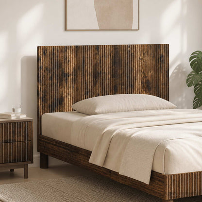 vidaXL Wall-Mounted Headboard ARNHEM Smoked Oak Engineered Wood