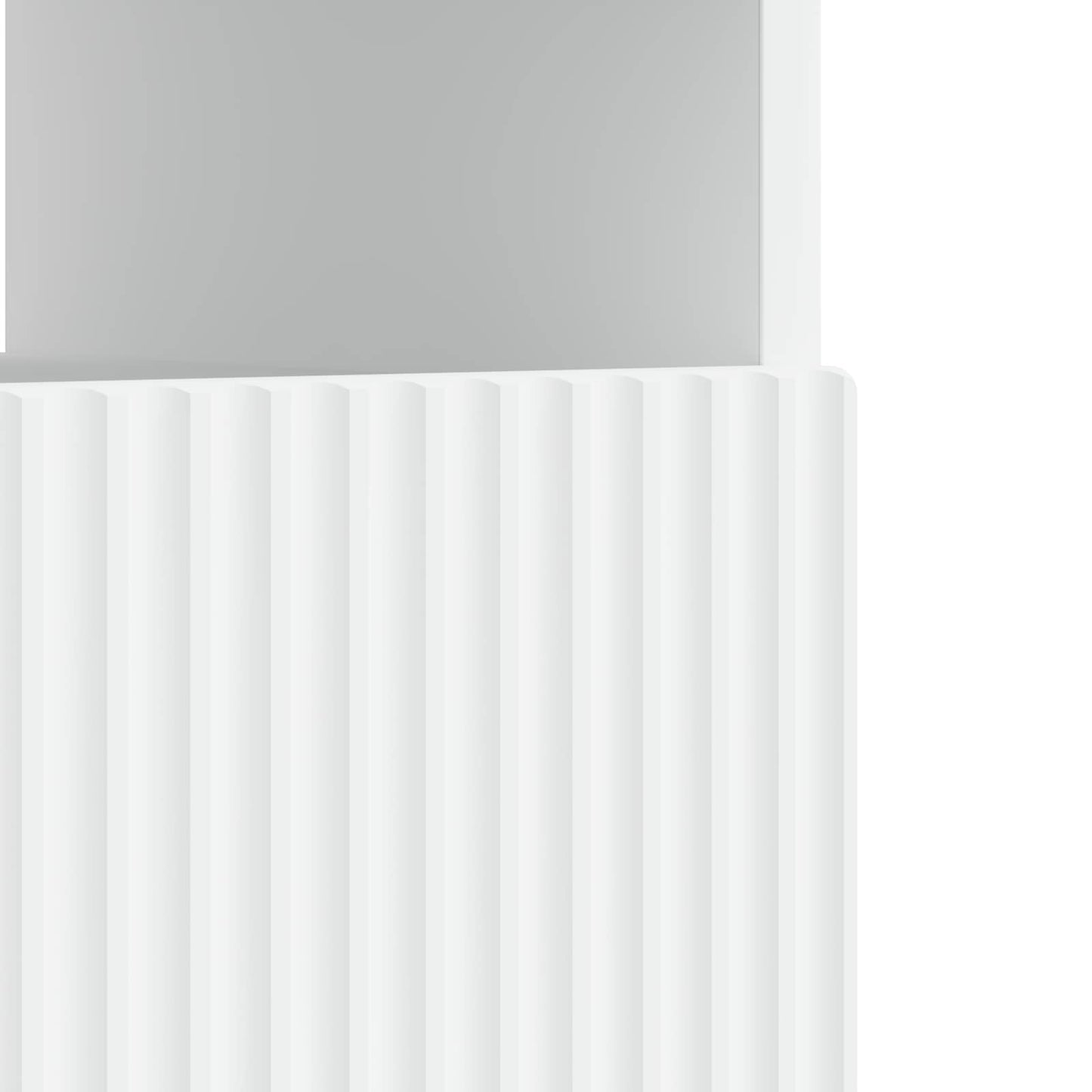 vidaXL LED TV Cabinet White Engineered Wood