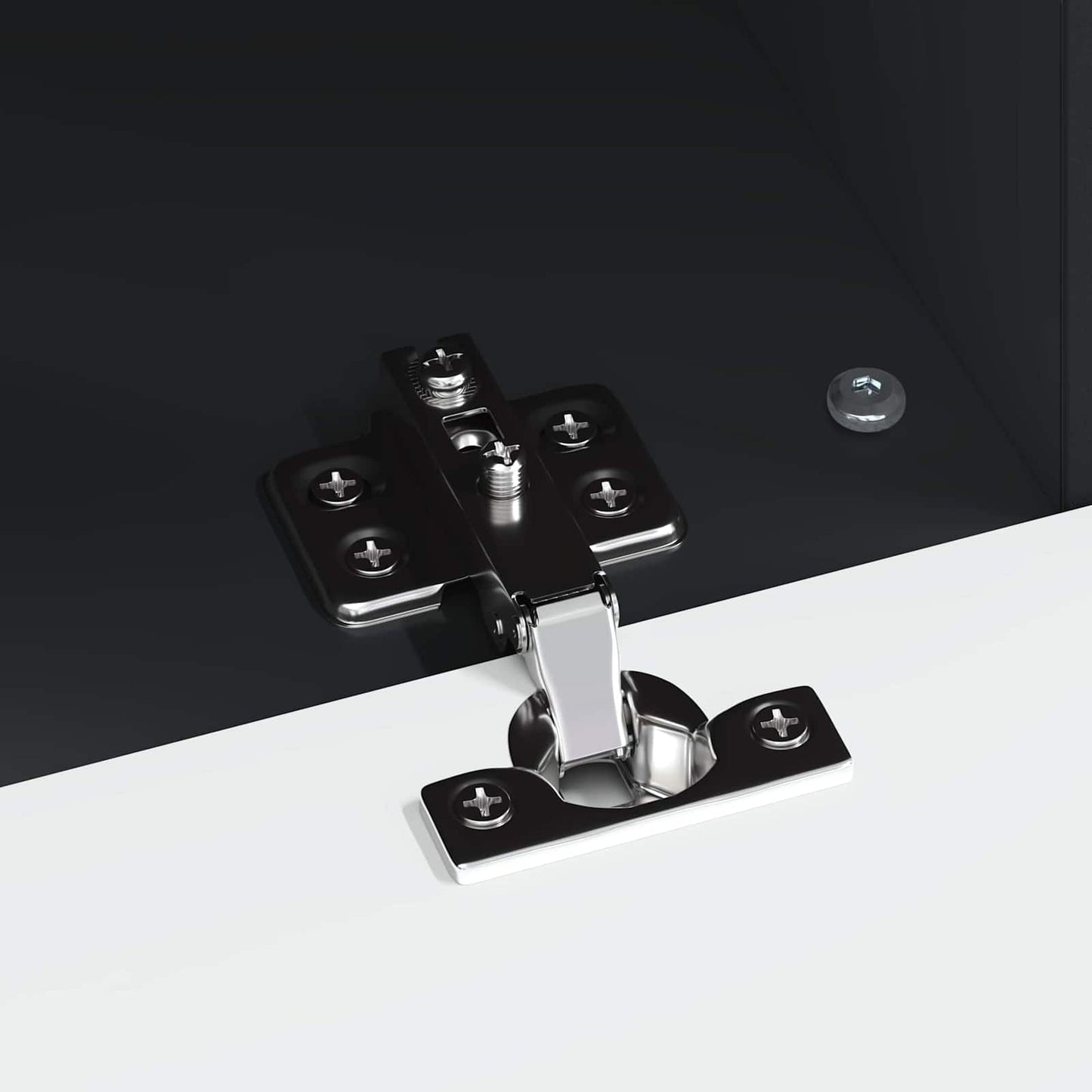 vidaXL LED TV Cabinet Black Engineered Wood