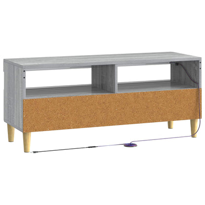 vidaXL LED TV Cabinet Grey Sonoma Engineered Wood