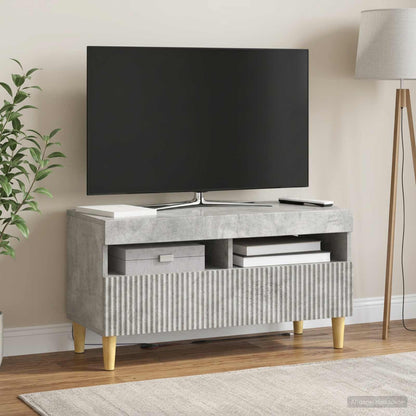 vidaXL LED TV Cabinet Concrete Grey Engineered Wood