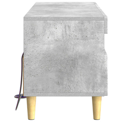 vidaXL LED TV Cabinet Concrete Grey Engineered Wood