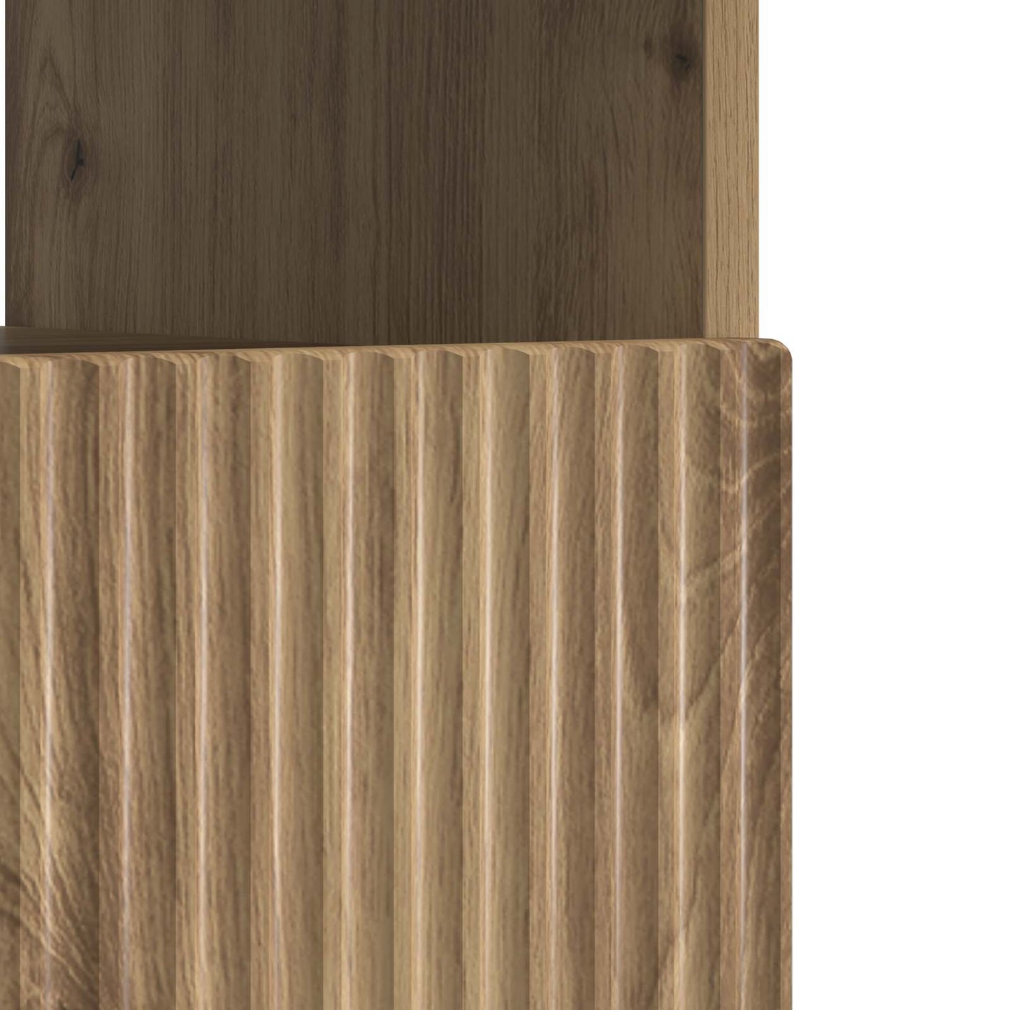 vidaXL LED TV Cabinet Artisan Oak Engineered Wood