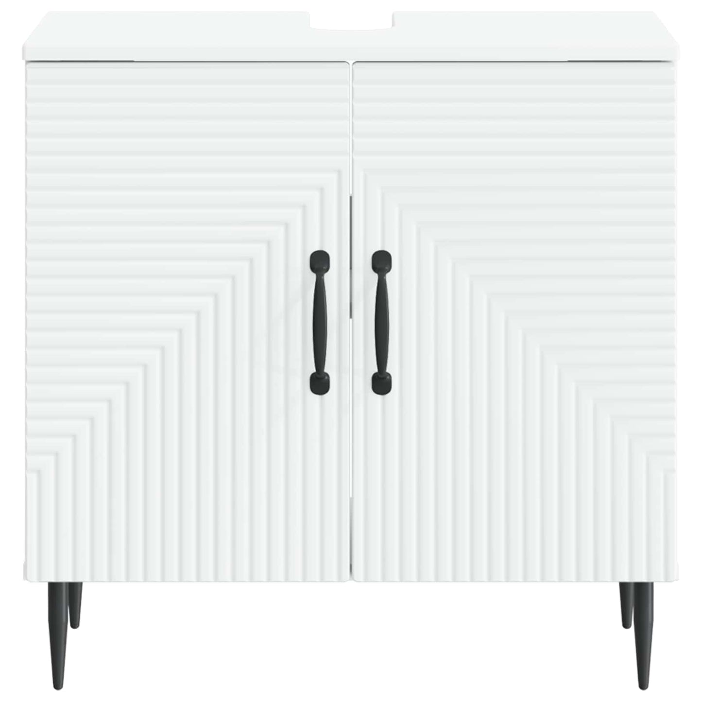 vidaXL Bathroom Sink Cabinet HAARLEM White 59.5 x 31.5x 59 cm