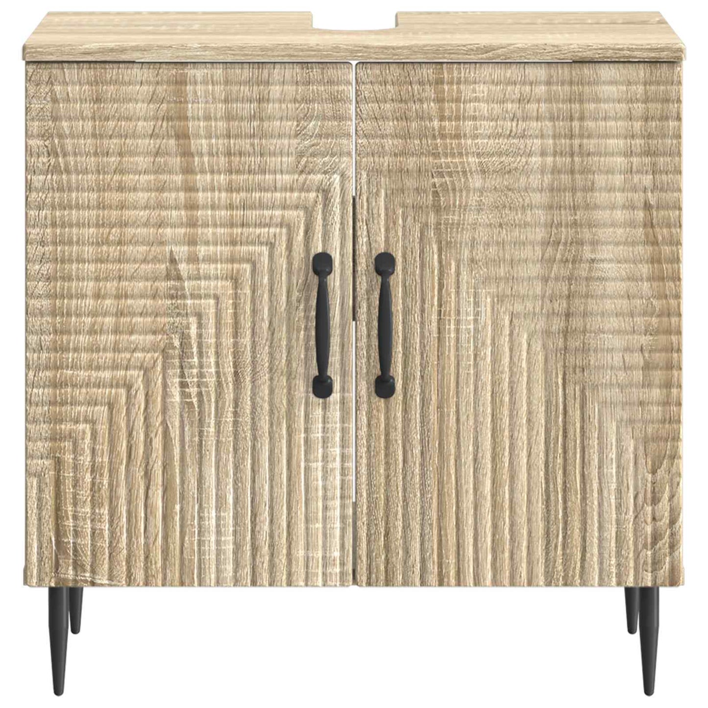 vidaXL Bathroom Sink Cabinet HAARLEM Sonoma Oak 59.5 x 31.5x 59 cm