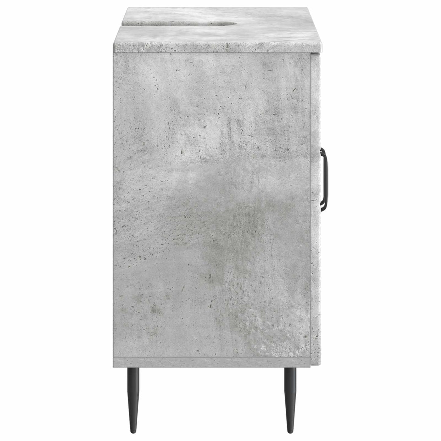 vidaXL Bathroom Sink Cabinet HAARLEM Concrete Grey 59.5 x 31.5x 59 cm