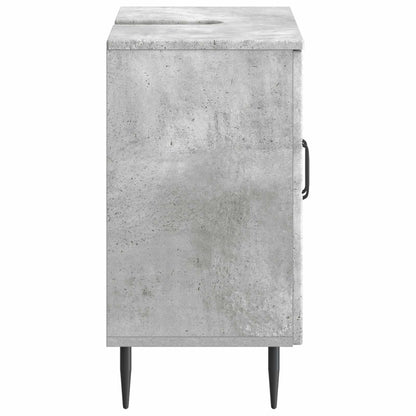 vidaXL Bathroom Sink Cabinet HAARLEM Concrete Grey 59.5 x 31.5x 59 cm
