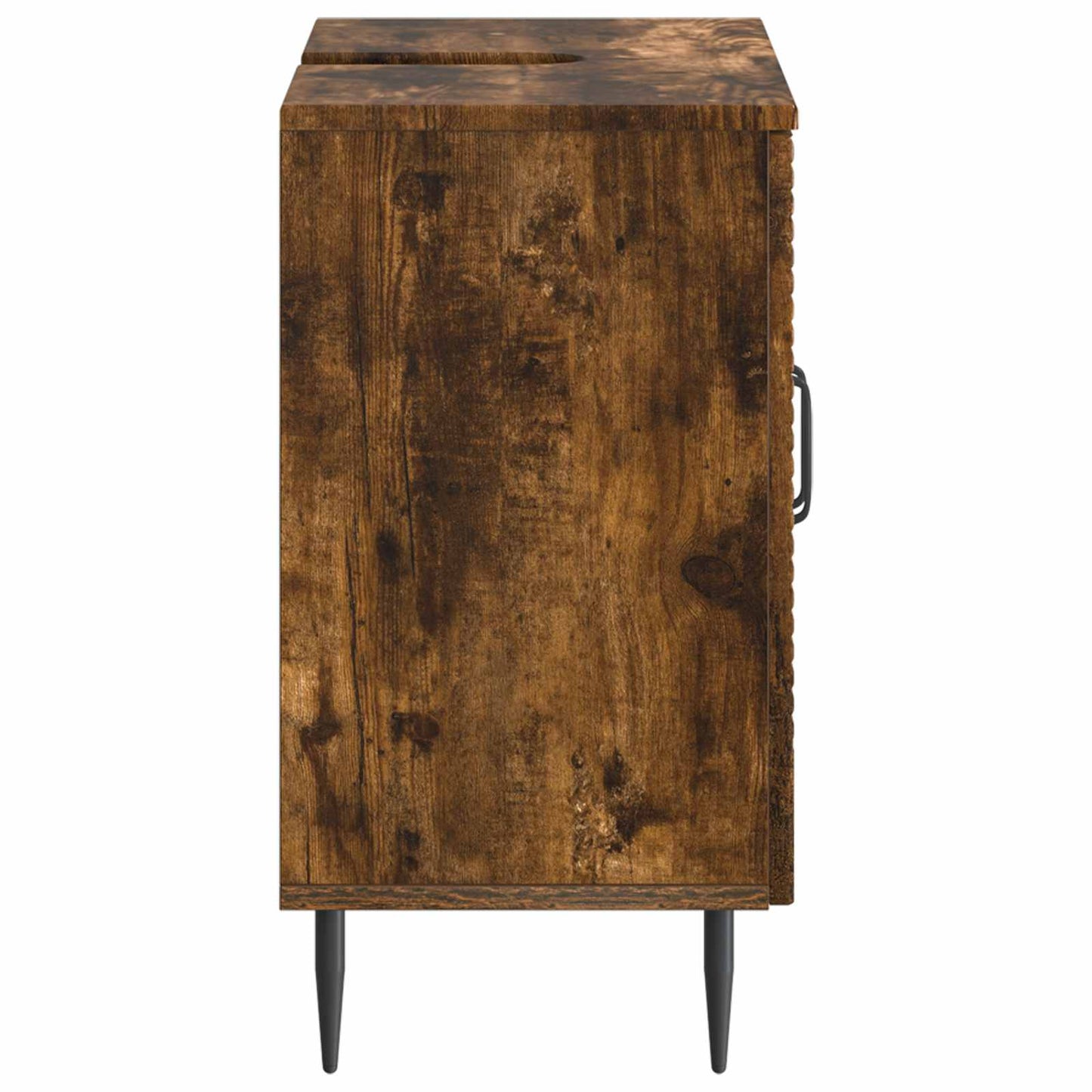vidaXL Bathroom Sink Cabinet HAARLEM Smoked Oak 59.5 x 31.5x 59 cm