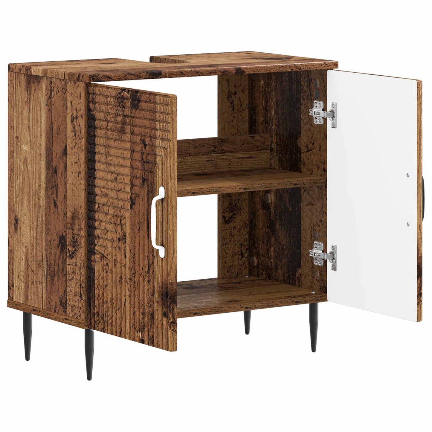 vidaXL Bathroom Sink Cabinet HAARLEM Old Wood 59.5 x 31.5x 59 cm
