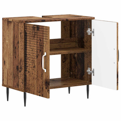 vidaXL Bathroom Sink Cabinet HAARLEM Old Wood 59.5 x 31.5x 59 cm