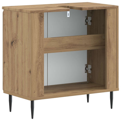 vidaXL Bathroom Sink Cabinet HAARLEM Artisan Oak 59.5 x 31.5x 59 cm
