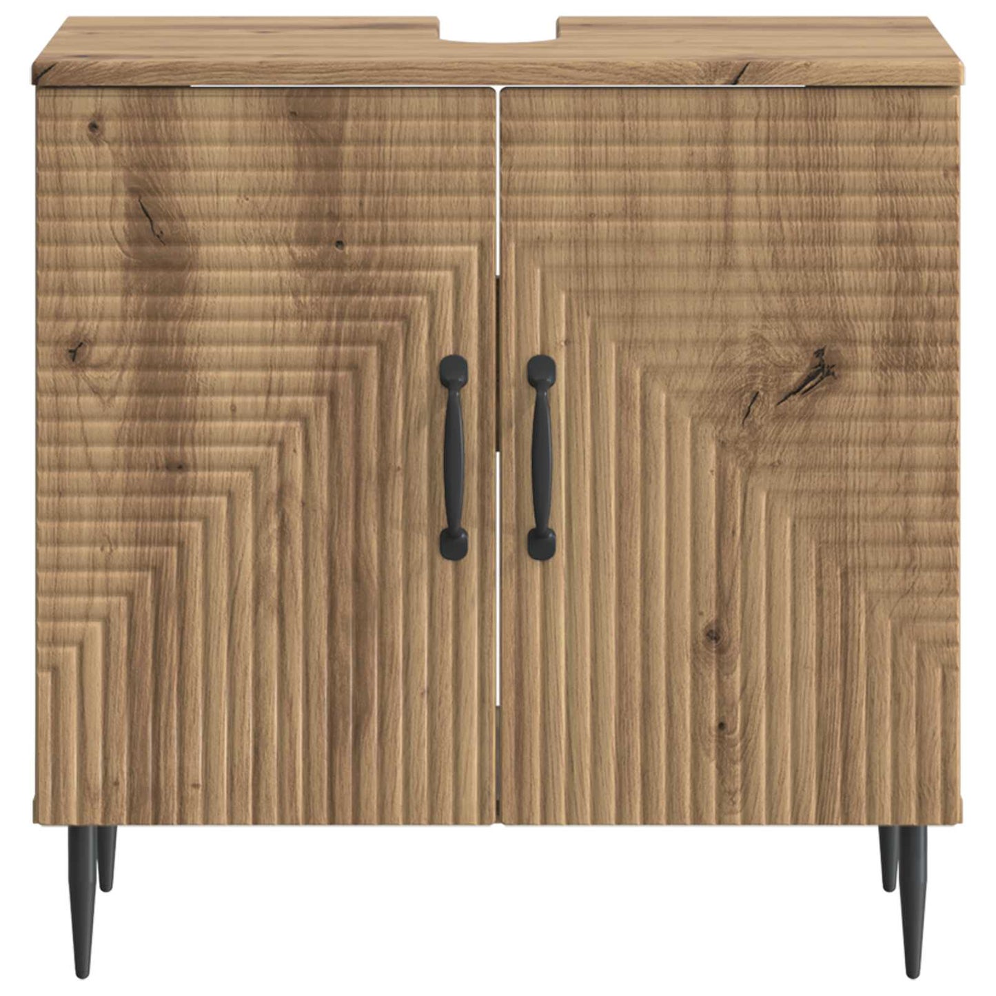vidaXL Bathroom Sink Cabinet HAARLEM Artisan Oak 59.5 x 31.5x 59 cm