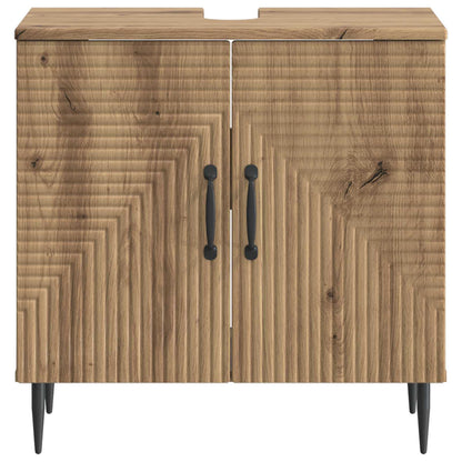 vidaXL Bathroom Sink Cabinet HAARLEM Artisan Oak 59.5 x 31.5x 59 cm