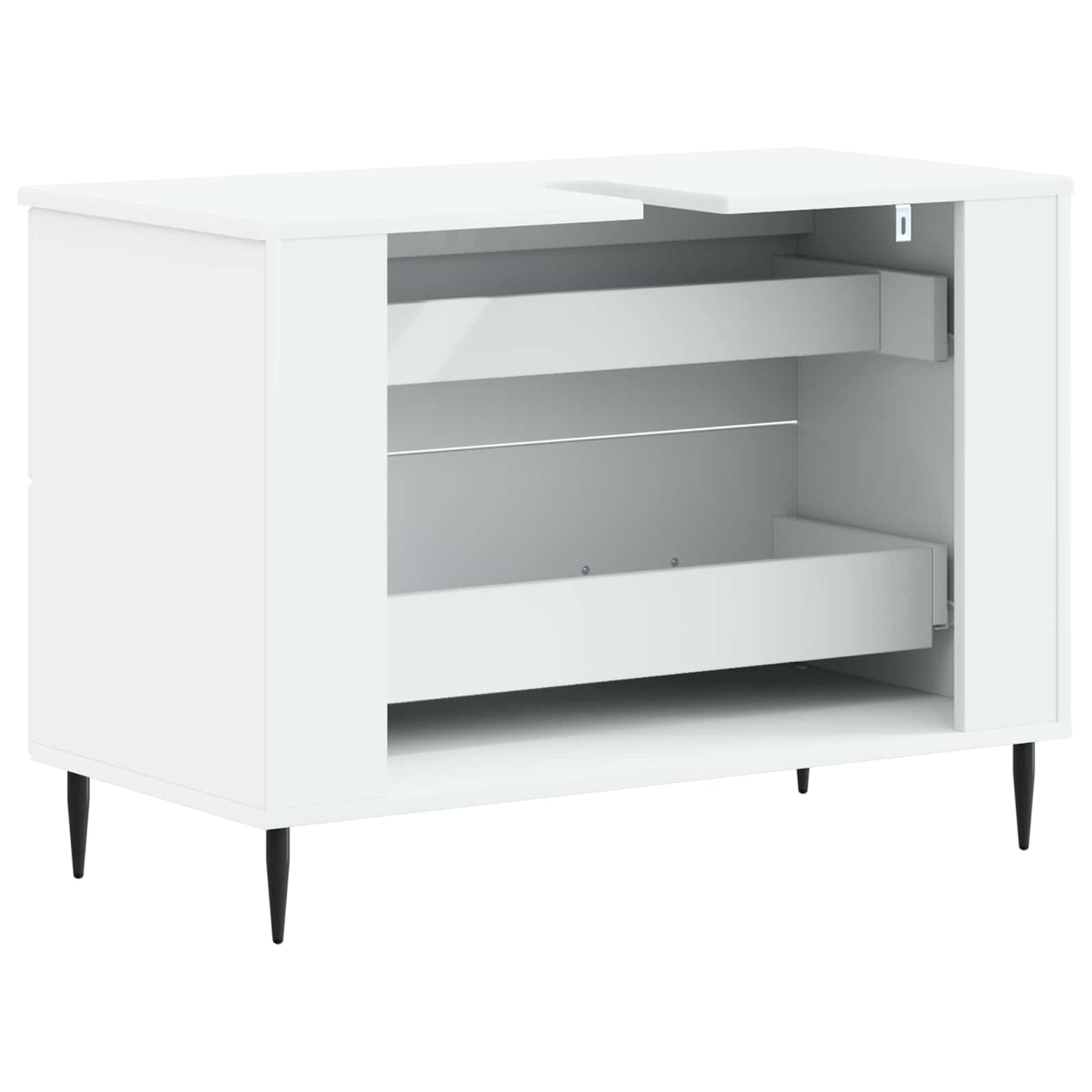 vidaXL Bathroom Sink Cabinet HAARLEM White 82 x 41x 58.5 cm
