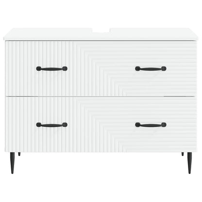 vidaXL Bathroom Sink Cabinet HAARLEM White 82 x 41x 58.5 cm