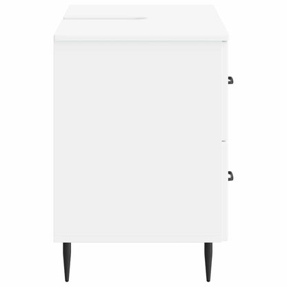 vidaXL Bathroom Sink Cabinet HAARLEM White 82 x 41x 58.5 cm