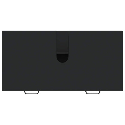 vidaXL Bathroom Sink Cabinet HAARLEM Black 82 x 41x 58.5 cm